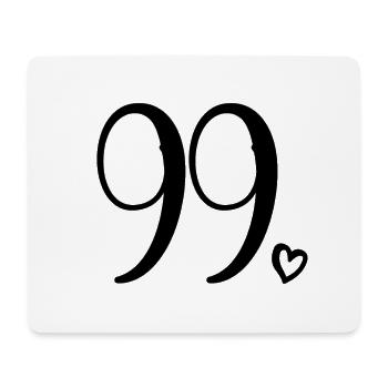 Süße Nummer 99, 99 Jahre alt, Geschenk zum 99. Geburtstag - Mousepad (Querformat) - Weiß - Vorne