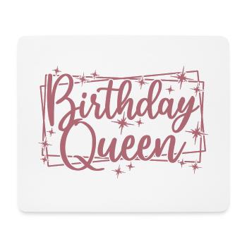 Birthday Queen Women Birthday Party Gift - Mouse Pad (horizontal) - white - Front