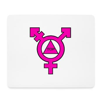 LGBTQ, TOP, Wiltsch, PRIDE; art, style, Cool, - Mouse Pad (horizontal) - white - Front