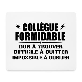 Beeindruckender Kollege schwer zu finden - Mousepad (Querformat) - Weiß - Vorne