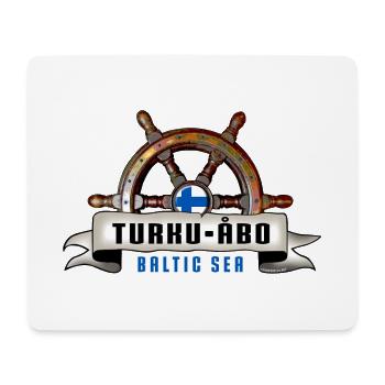 Turku Finlande - Textiles marins et cadeaux. - Tapis de souris (format paysage) - blanc - Devant