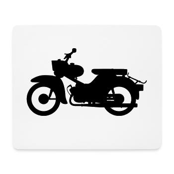 Simson Star Silhouette - Mousepad (Querformat) - Weiß - Vorne