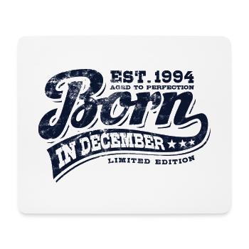 Born in December 1994 - Geburtstag - Geschenk - Mousepad (Querformat) - Weiß - Vorne