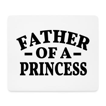 Vater Tochter kleine Prinzessin stolzer Papa Vater - Mousepad (Querformat) - Weiß - Vorne