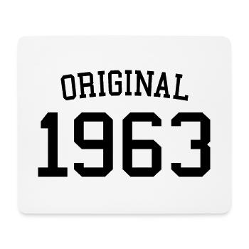 Original 1963, 60 ans, cadeau de 60e anniversaire - Tapis de souris (format paysage) - blanc - Devant