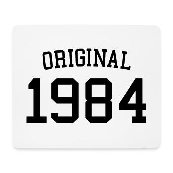 Original 1984 40e anniversaire hommes femmes 40 ans - Tapis de souris (format paysage) - blanc - Devant