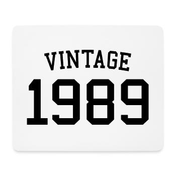 Millésime 1989, 35e anniversaire Hommes Femmes 35 ans - Tapis de souris (format paysage) - blanc - Devant