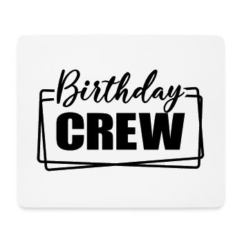 Birthday Crew Matching Gruppe Geburtstagsfeier Outfit - Mousepad (Querformat) - Weiß - Vorne