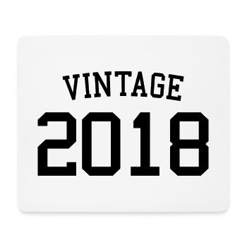 Vintage 2018 - 5 Years Old, 5th Birthday Kids - Mouse Pad (horizontal) - white - Front