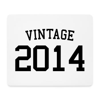 Vintage 2014 - 9 Years Old, 9th Birthday Kids - Mouse Pad (horizontal) - white - Front