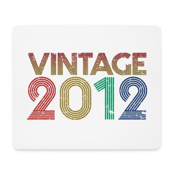 Retro Jahrgang 2012 - 11 Jahre Geburtstagsgeschenk - Mousepad (Querformat) - Weiß - Vorne