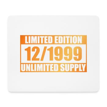 25e anniversaire Edition Limitée - ꝏ Approvisionnement 12/1999 - Tapis de souris (format paysage) - blanc - Devant