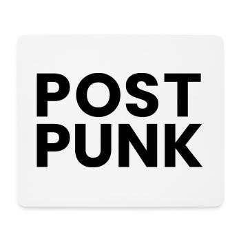 Logo post-punk - Tapis de souris (format paysage) - blanc - Devant