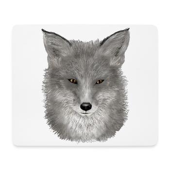 Red Fox - Mouse Pad (horizontal) - white - Front