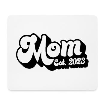 2023, werdende Mutter, Schwangerschaft enthüllen - Mousepad (Querformat) - Weiß - Vorne