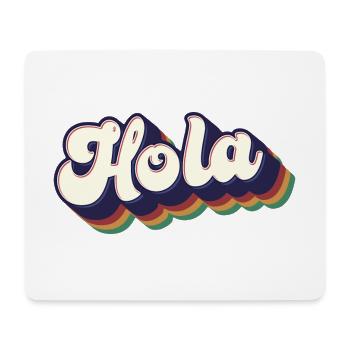Hola Espagnol Bonjour Hawaii Hawaiian Pride Mexicain - Tapis de souris (format paysage) - blanc - Devant
