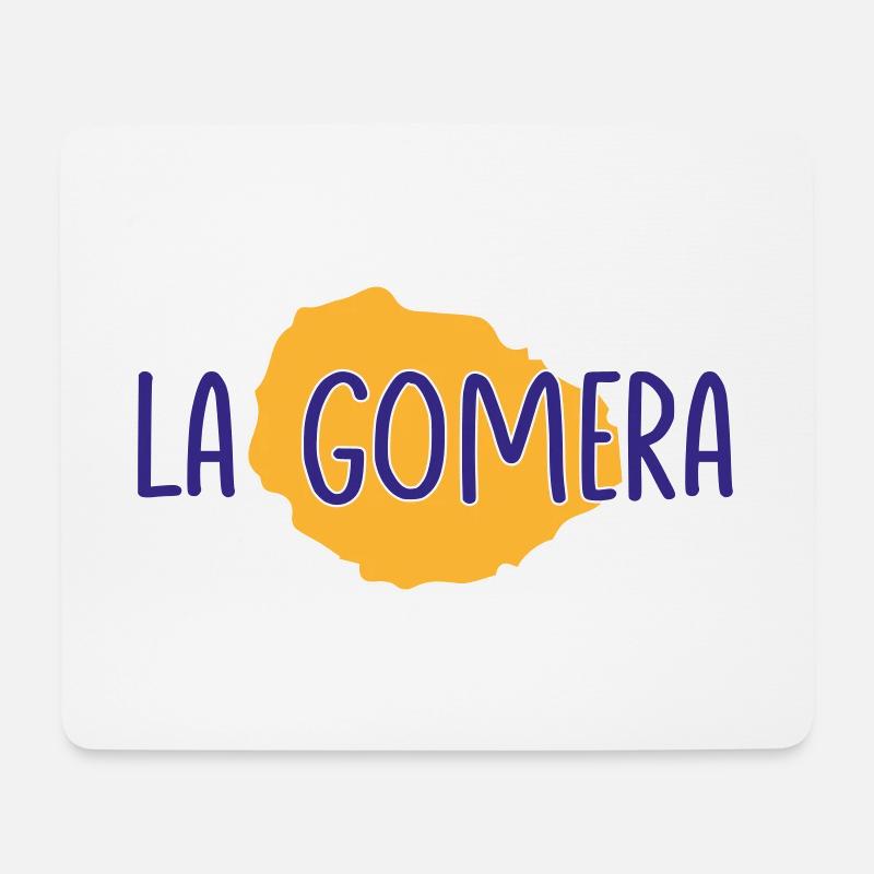 La Gomera - Mousepad (Querformat) - Weiß