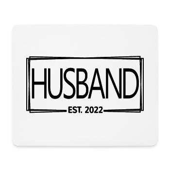 Husband Est. 2022 - Future Mr, Engagement Party - Mouse Pad (horizontal) - white - Front