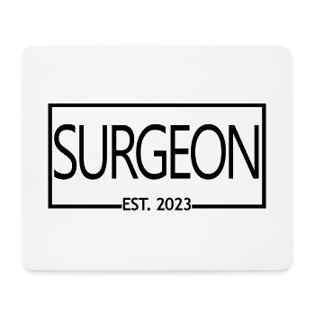 Chirurg Est. 2023 Absolvent Surgeon Doctor Student - Mousepad (Querformat) - Weiß - Vorne
