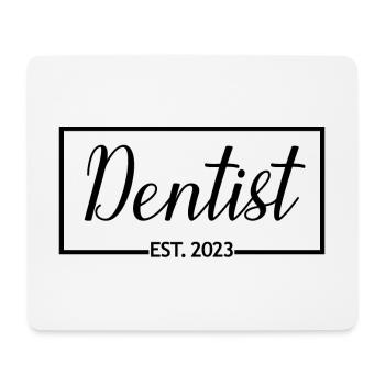 Dentist Est. 2023 Graduation Dentistry Student - Mouse Pad (horizontal) - white - Front