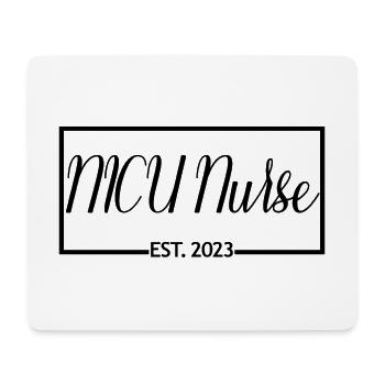 NICU-Krankenschwester Est. 2023 Intensivpfleger für Neugeborene - Mousepad (Querformat) - Weiß - Vorne