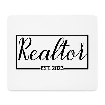 Realtor Est. 2023 Graduation Real Estate Student - Mouse Pad (horizontal) - white - Front
