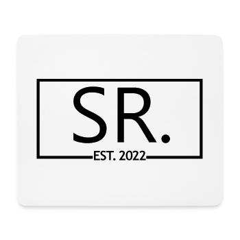 Sr. Est. 2022 Engagement For Groom's Wedding Party - Mouse Pad (horizontal) - white - Front
