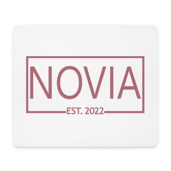 Novia Est. 2022 Fiançailles Douche nuptiale Mariage - Tapis de souris (format paysage) - blanc - Devant