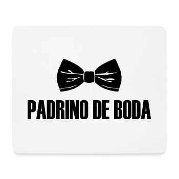 Padrino de Boda, Best Man Bowtie Wedding Groomsmen - Mouse Pad (horizontal) - white - Front
