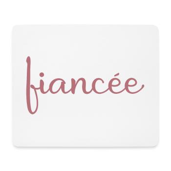 Fiancée Matching Engagement Wedding Honeymoon - Mouse Pad (horizontal) - white - Front