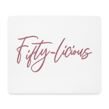 Fifty-Licious Funny 50th Birthday Party Männer Frauen - Mousepad (Querformat) - Weiß - Vorne