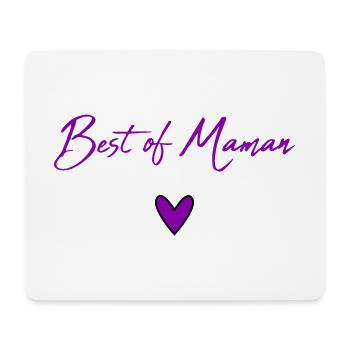 MUTTERTAG. HERZ. ALLES GUTE ZUM GEBURTSTAG. MAMA - Mousepad (Querformat) - Weiß - Vorne