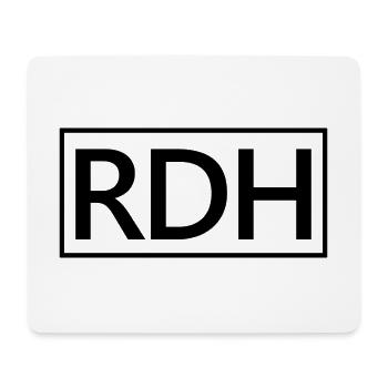 RDH fier cadeau d'hygiéniste dentaire enregistré - Tapis de souris (format paysage) - blanc - Devant