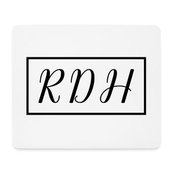 RDH Proud Registered Dental Hygienist Geschenk - Mousepad (Querformat) - Weiß - Vorne