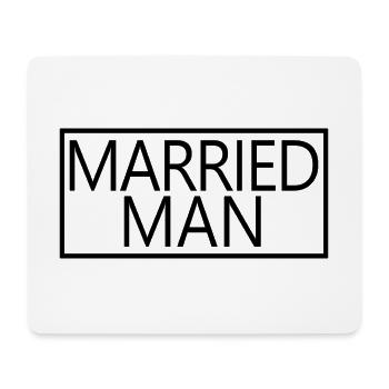 Verheirateter Mann Matching Paar Hochzeit Flitterwochen - Mousepad (Querformat) - Weiß - Vorne