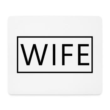 Mariage Matching Couple Fiançailles Lune de miel - Tapis de souris (format paysage) - blanc - Devant