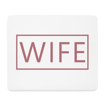 Mariage Matching Couple Fiançailles Lune de miel - Tapis de souris (format paysage) - blanc - Devant