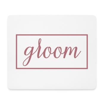 Groom - Husband To Be Wedding Party Engagement - Mouse Pad (horizontal) - white - Front