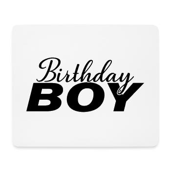 Birthday Boy - Geburtstagsparty Geschenk für Kinder Jungen - Mousepad (Querformat) - Weiß - Vorne