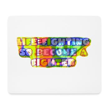 Liftening Theme Inspirational Typography - Mouse Pad (horizontal) - white - Front