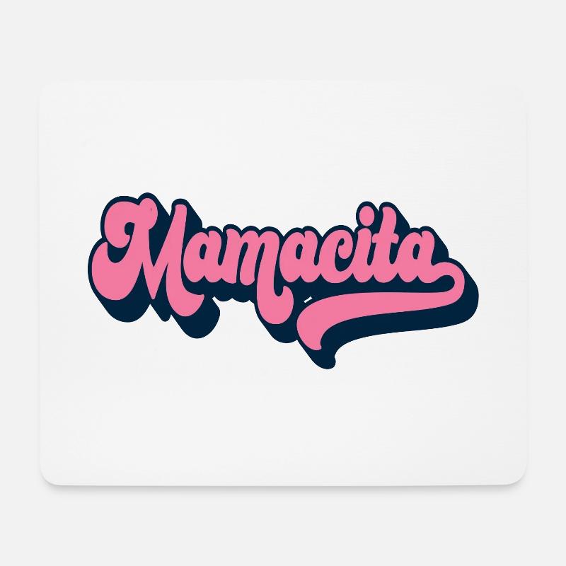Mamacita Muttertag Geschenk Spanische Mutter Frauen - Mousepad (Querformat) - Weiß