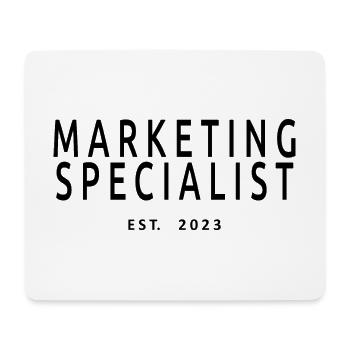 Marketing Specialist Est. 2023 Graduated Marketer - Mouse Pad (horizontal) - white - Front
