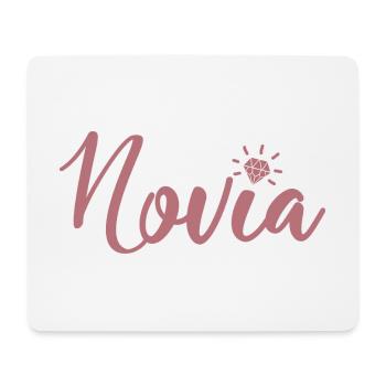 Novia Girlfriend Engagement Bridal Shower Wedding - Mouse Pad (horizontal) - white - Front