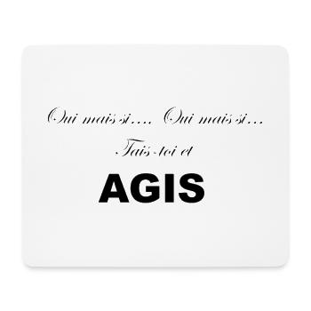 tais toi ok - Tapis de souris (format paysage) - blanc - Devant