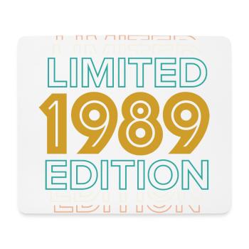 1989 Limited Edition Geburtstagsdesign - Mousepad (Querformat) - Weiß - Vorne