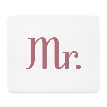 Mr. Matching Paar Verlobung Hochzeit Flitterwochen - Mousepad (Querformat) - Weiß - Vorne
