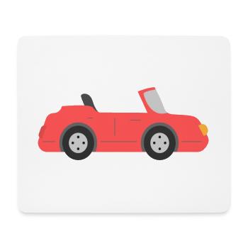 Racing Car Racing Driver Voiture Rouge Comics Baby Boy - Tapis de souris (format paysage) - blanc - Devant
