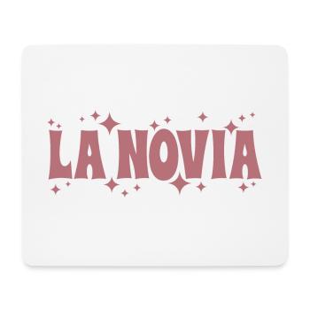 La Novia Girlfriend Engagement Wedding Gift - Mouse Pad (horizontal) - white - Front