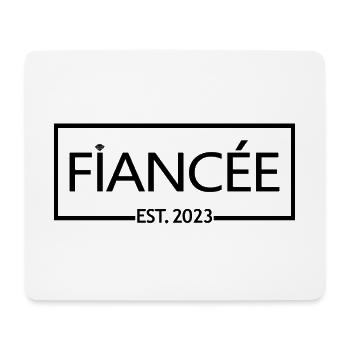 Fiancée Est. 2023 - Bride To Be - Engagement Party - Mouse Pad (horizontal) - white - Front