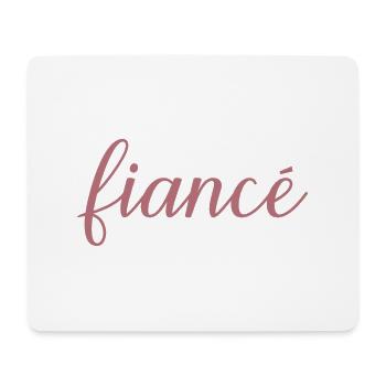 Verlobter Passende Verlobung Geschenk Bräutigam Hochzeit - Mousepad (Querformat) - Weiß - Vorne